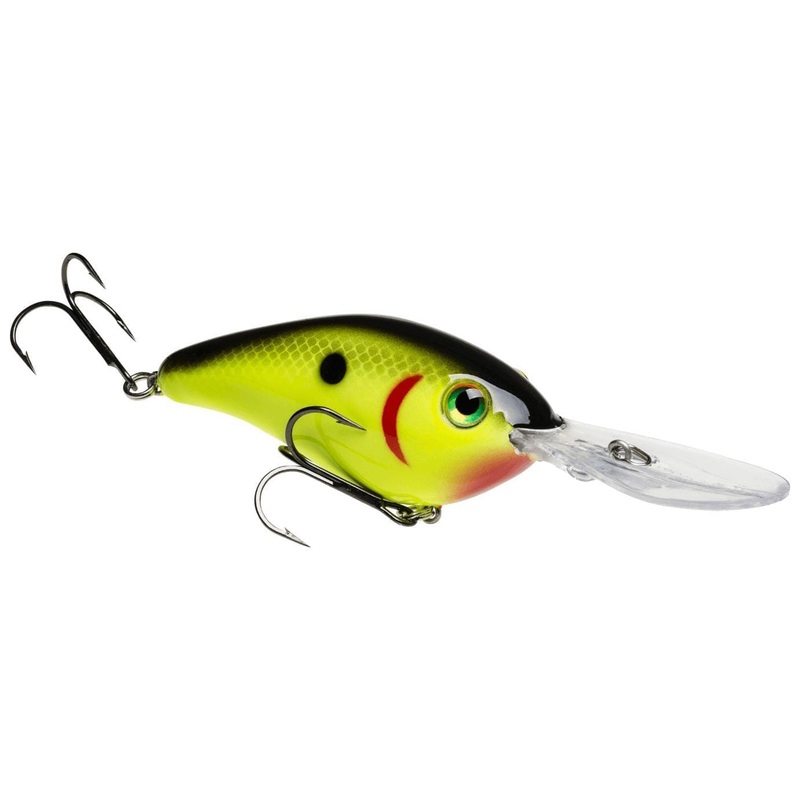 Strike King Pro-Model 6Xd Black Back Chartreuse