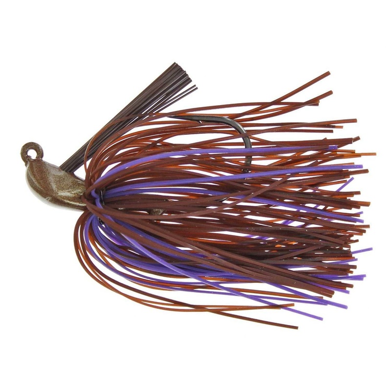 Spotsticker Casting Hand Tied Jig Brown/Purple
