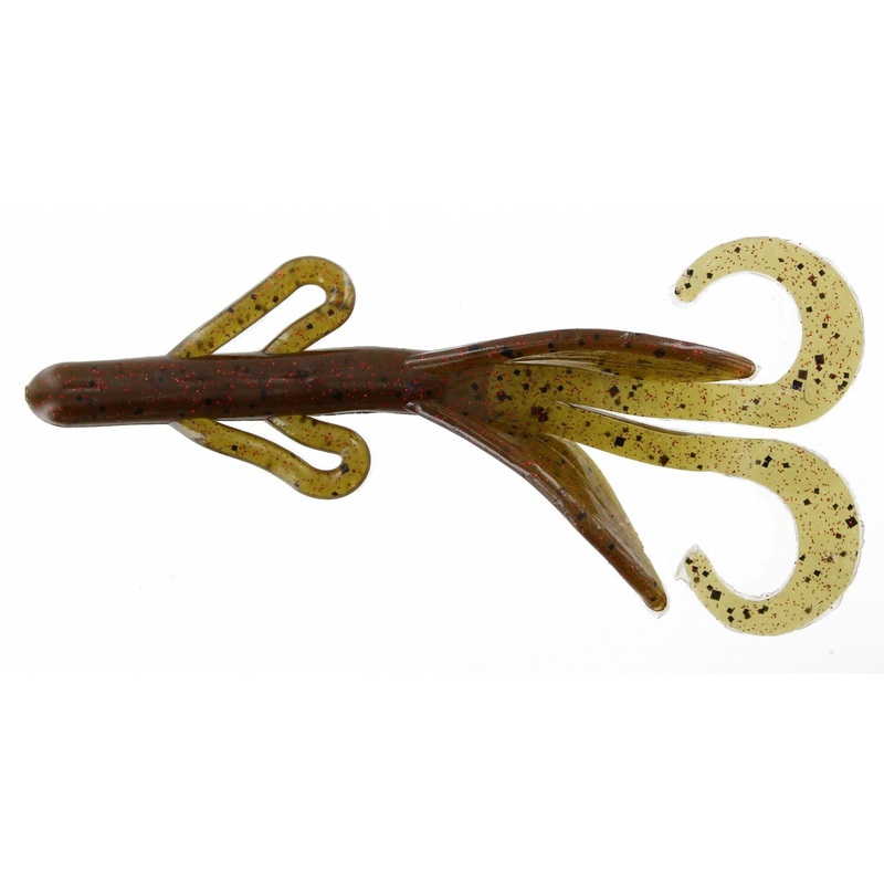 Zoom Brush Hog 6” Green Pumpkin Red 8Pk