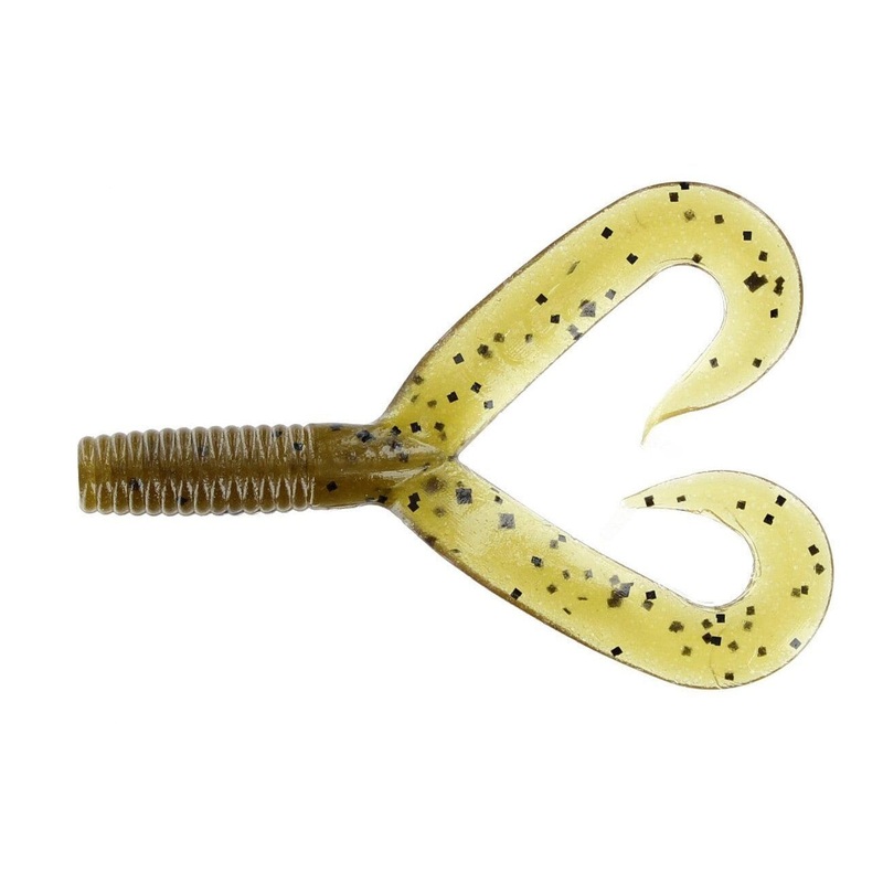 Zoom Creepy Crawler Tail 3” Green Pumpkin 16Pk