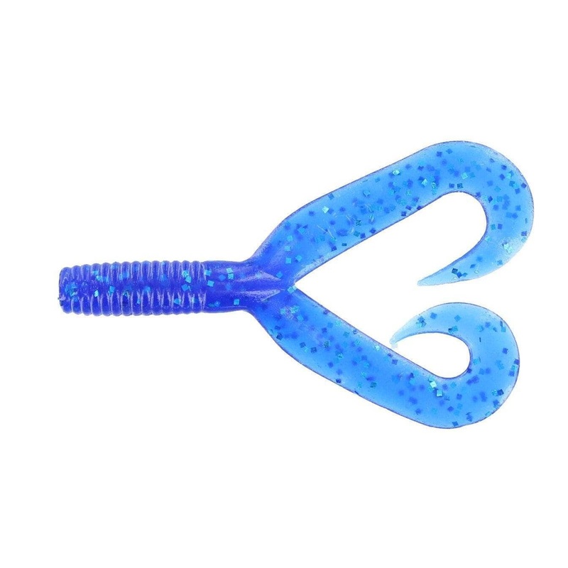 Zoom Creepy Crawler Tail 3” Sapphire Blue 16Pk