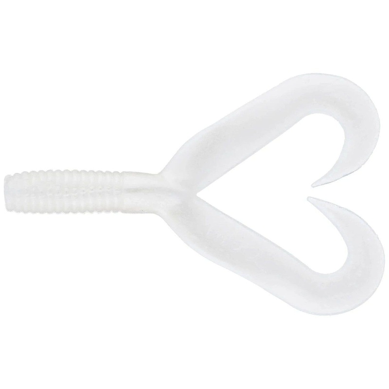 Zoom Creepy Crawler Tail 3” White Pearl 16Pk