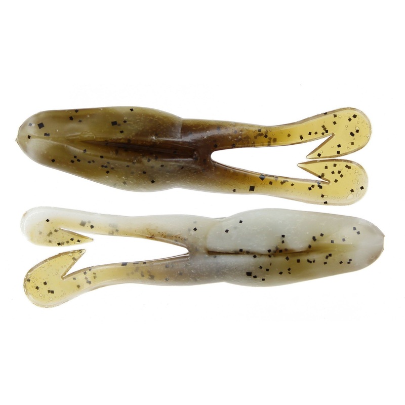 Zoom Horny Toad 4.25” Green Pumpkin/Pearl 5Pk