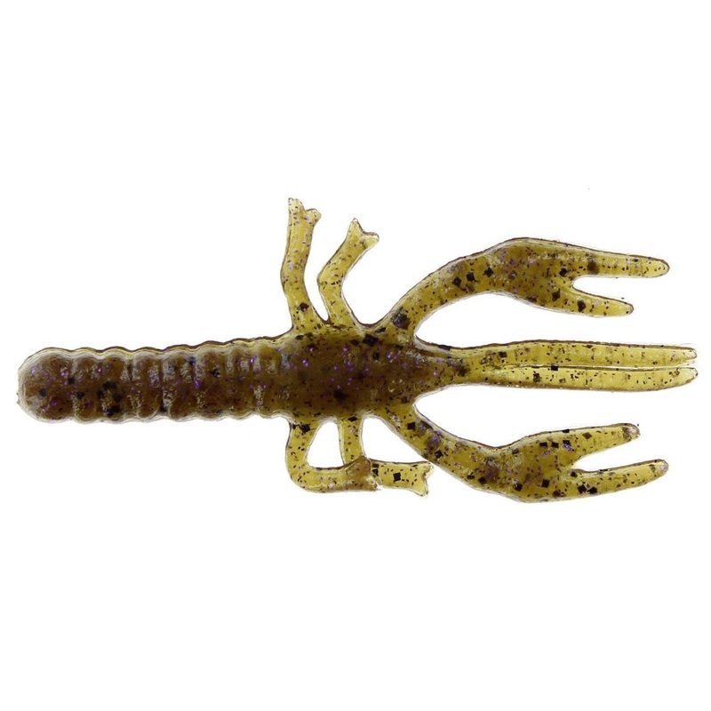 Zoom Lil Critter Craw 3” Green Pumpkin Purple 12Pk