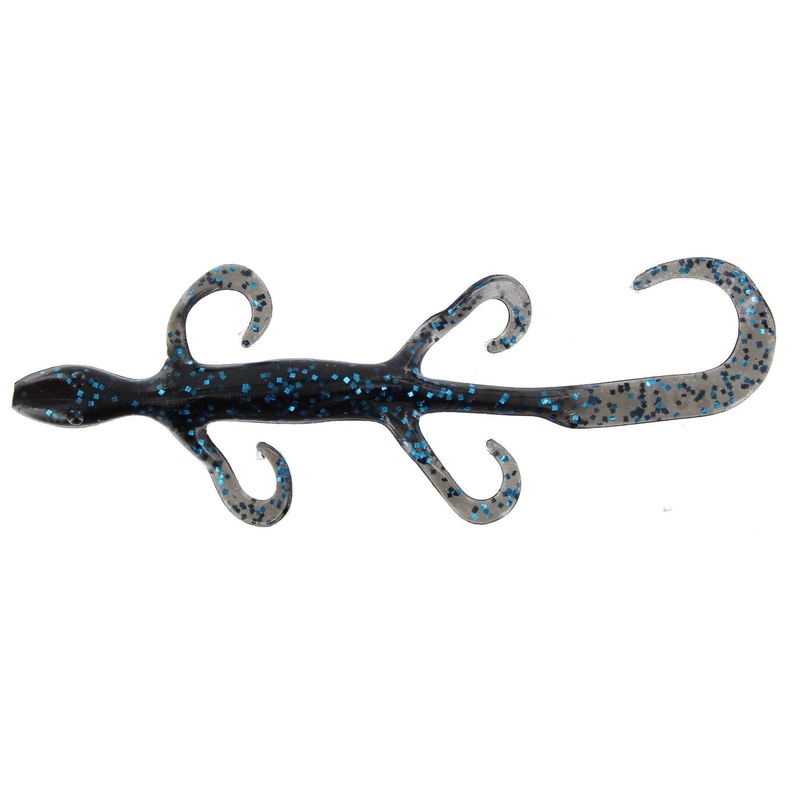 Zoom Lizard 6” Blueberry / Black Blue 9Pk