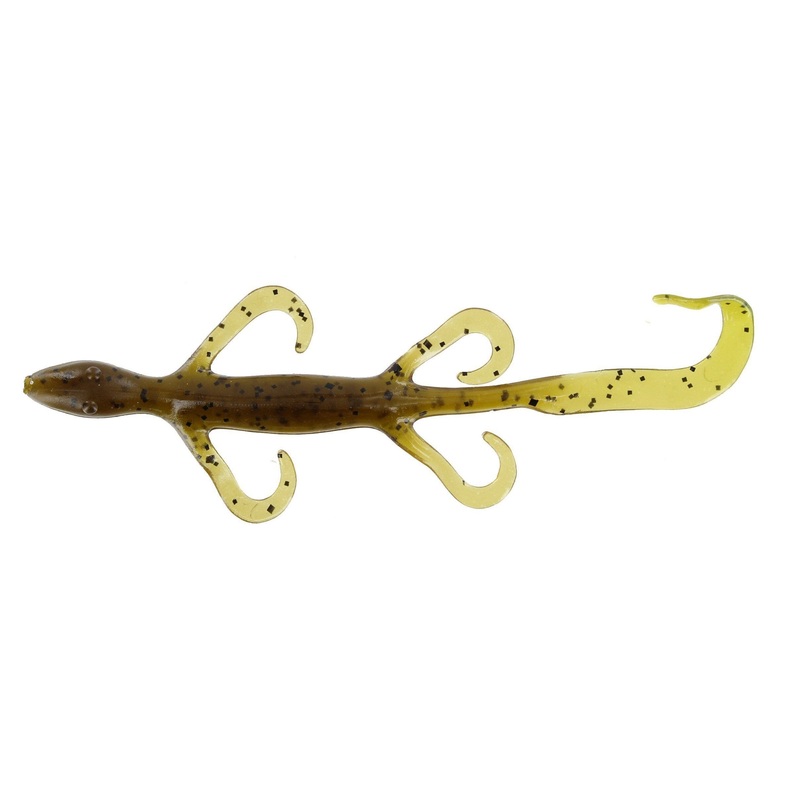 Zoom Lizard 6” Green Pumpkin Chart 9Pk