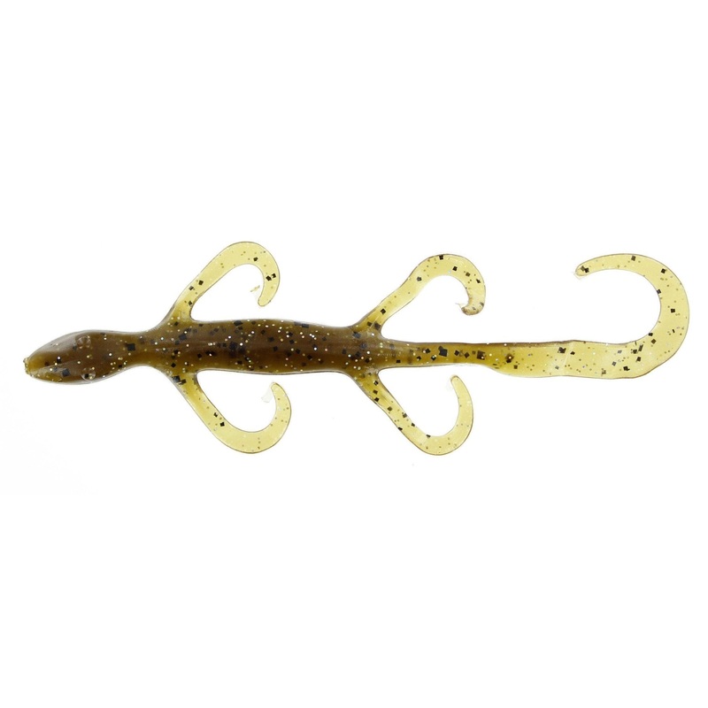 Zoom Lizard 6” Green Pumpkin Magic 9Pk