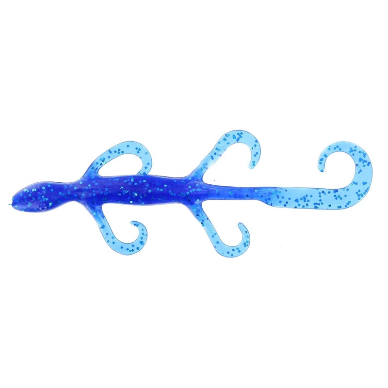 Zoom Lizard 6” Sapphire Blue 9Pk