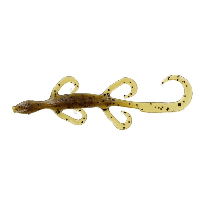 Zoom Mini Lizard 4” Green Pumpkin 15Pk