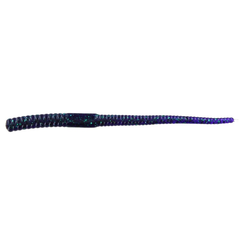 Zoom Shakey Head Worm 5” Junebug 20Pk