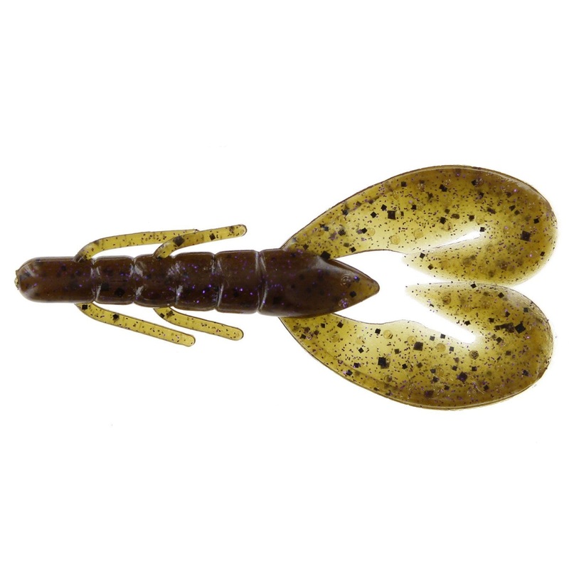 Zoom Super Speed Craw 4′ Green Pumpkin Purple 8Pk