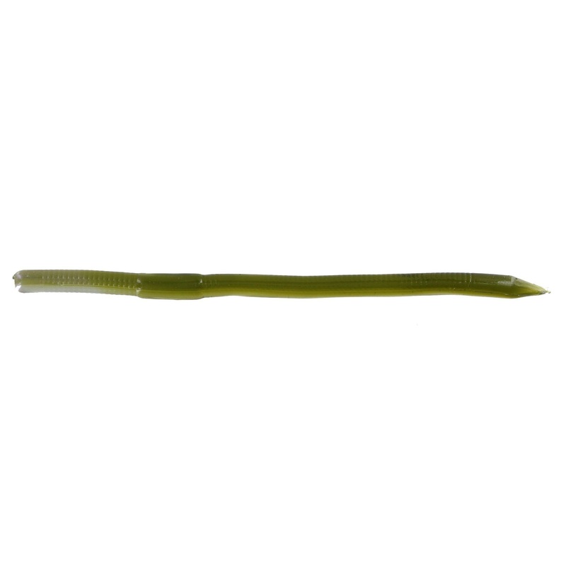 Zoom Swamp Crawler 5.5” Green Weenie 25Pk