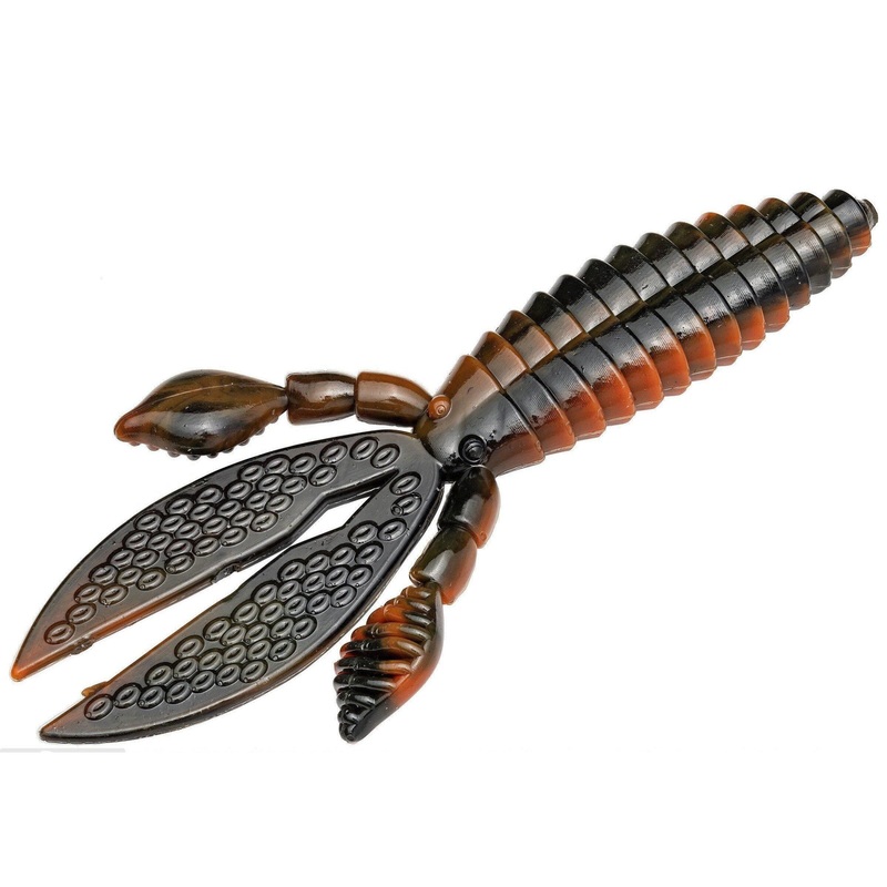 Strike King 4” Rodent Crawdaddy 6Pk