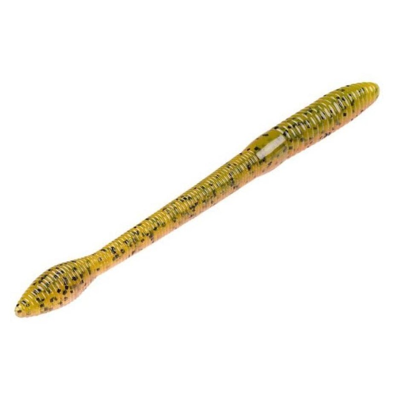 Strike King 5” Fat Baby Finesse Worm Dirt 12Pk
