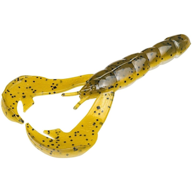 Strike King Rage 4” Craw Green Pumpkin Pearl Belly
