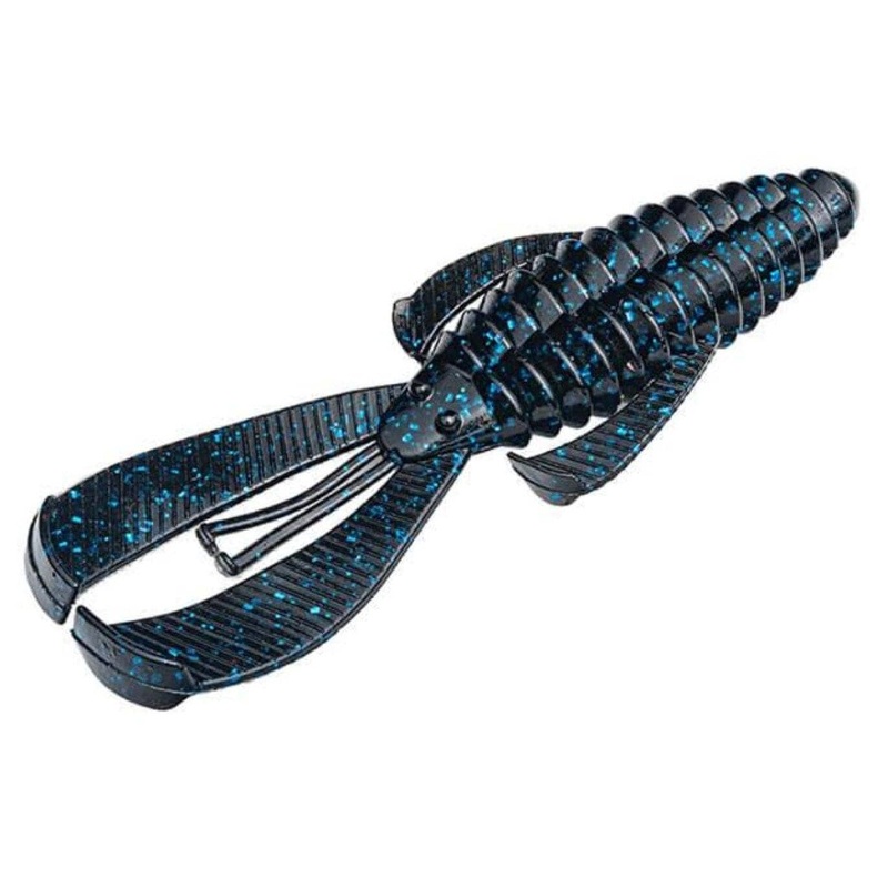 Strike King Rage Baby Bug 3” Black Blue Flake 9Pk