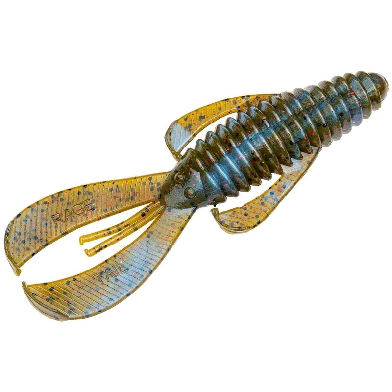 Strike King Rage Bug Blue Craw Red Flake 7Pk