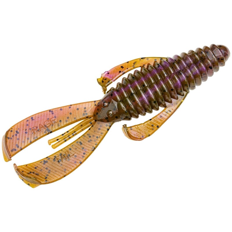 Strike King Rage Bug Green Pkn Purple Swirl 7Pk
