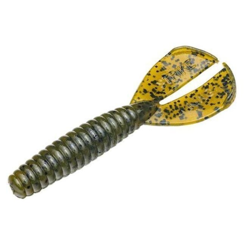 Strike King Rage Menace Grub Green Pumpkin 8Pk