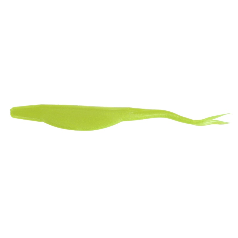 Zoom Super Fluke 5” Chartreuse Pearl 10Pk