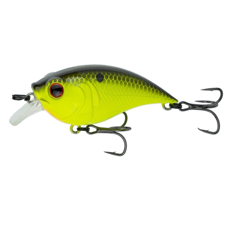 6Th Sense Curve Finesse Squarebill Chartreuse Black Back