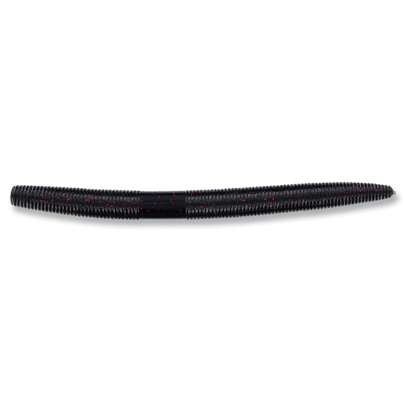 Yamamoto 5” Senko Black W/Red Flake  9-10-051