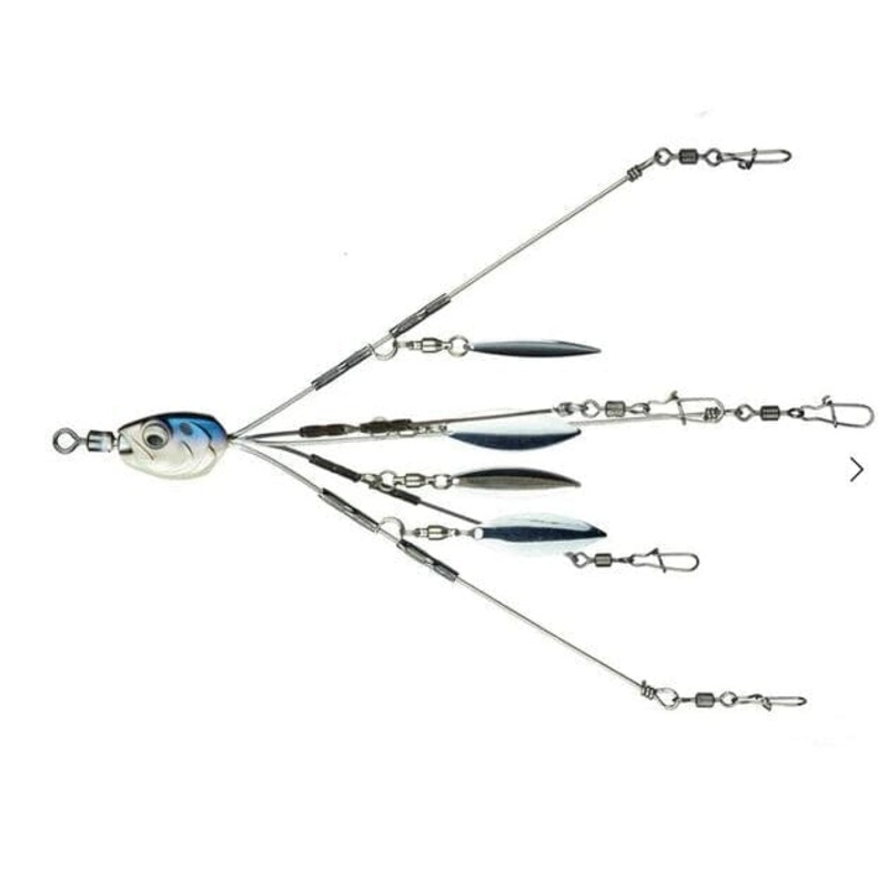 Divine Umbrella Rig – 4K Shad|6.5″|5.5″
