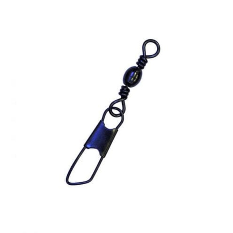 Eagle Claw Barrel Swivel With Safty Snap 01042
