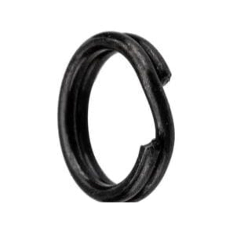 VMC Split Ring Black|3 22lb 50pk|4 27lb 40pk|5 27lb 25pk