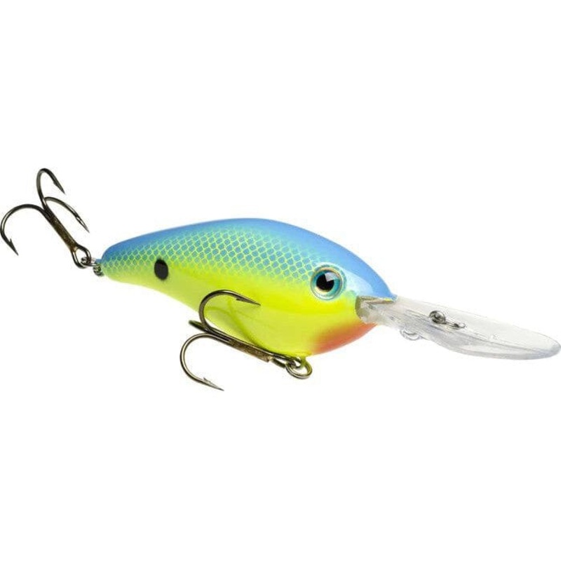 Strike King Pro-Model 6 Xd Powder Blue Back Chart