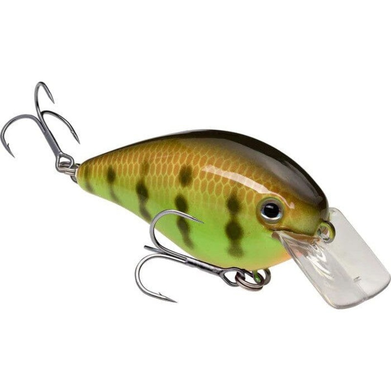 Strike King Square Bill 1.5 Hard Knock Crankbait Chartreuse Perch