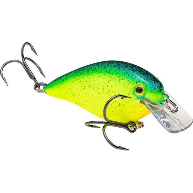 Strike King Kvd Square 1.5 Chartreuse Blue Black Splatterback