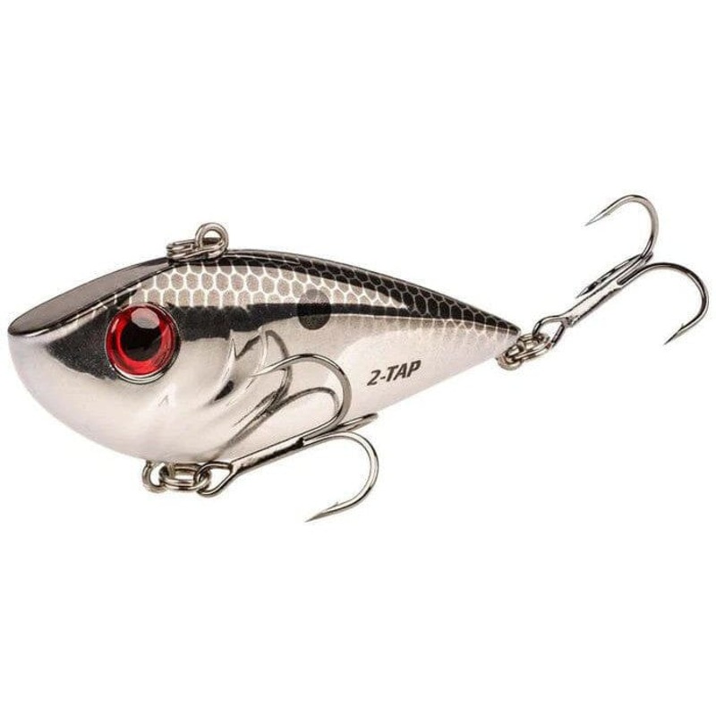 Strike King Red Eyed Shad Tungsten 2 Tap Chrome Black