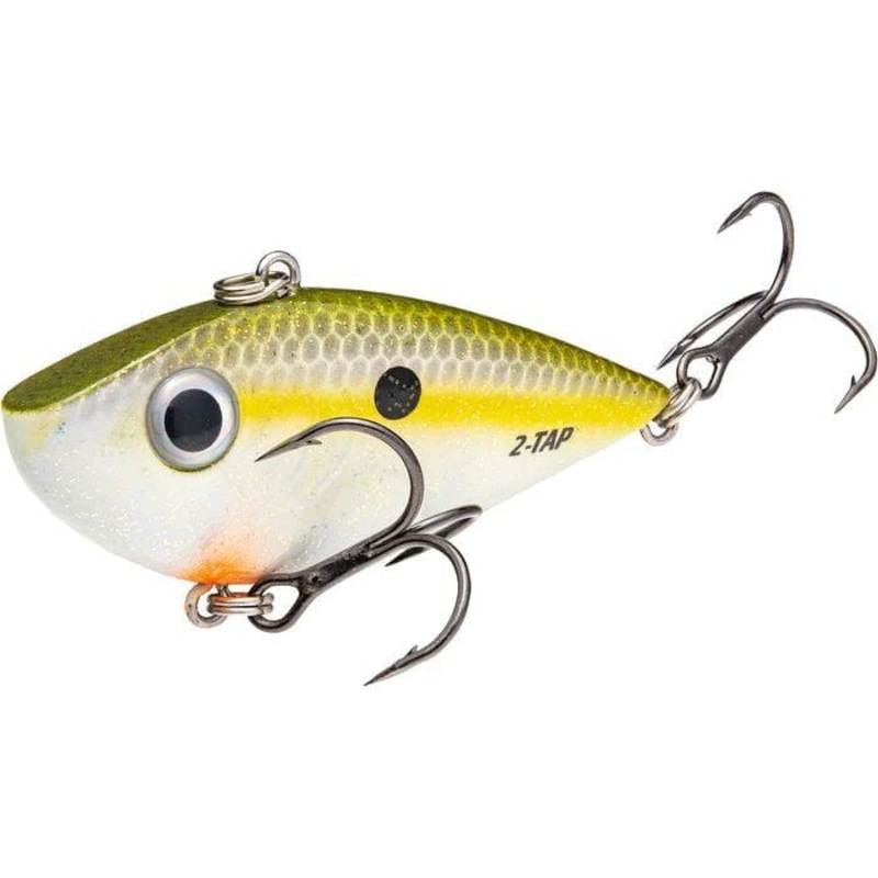 Strike King Red Eyed Shad Tungsten 2 Tap Olive Shad