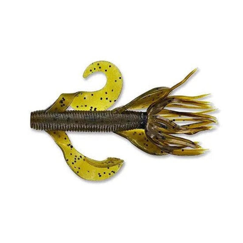 Yamamoto 4 Kreature Green Pumpkin Black Flake 5-07-297