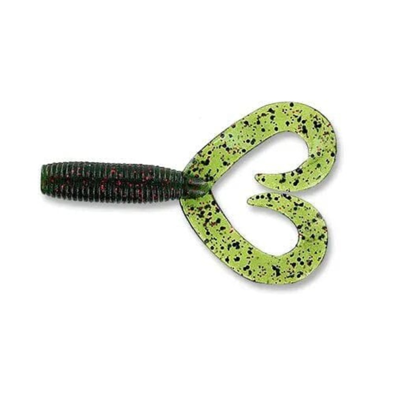 Yamamoto Double Tail Grub Watermelon Red Black