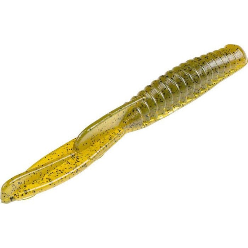 Strike King Drop Shot Half Shell 3.5” Green Pumpkin Purple