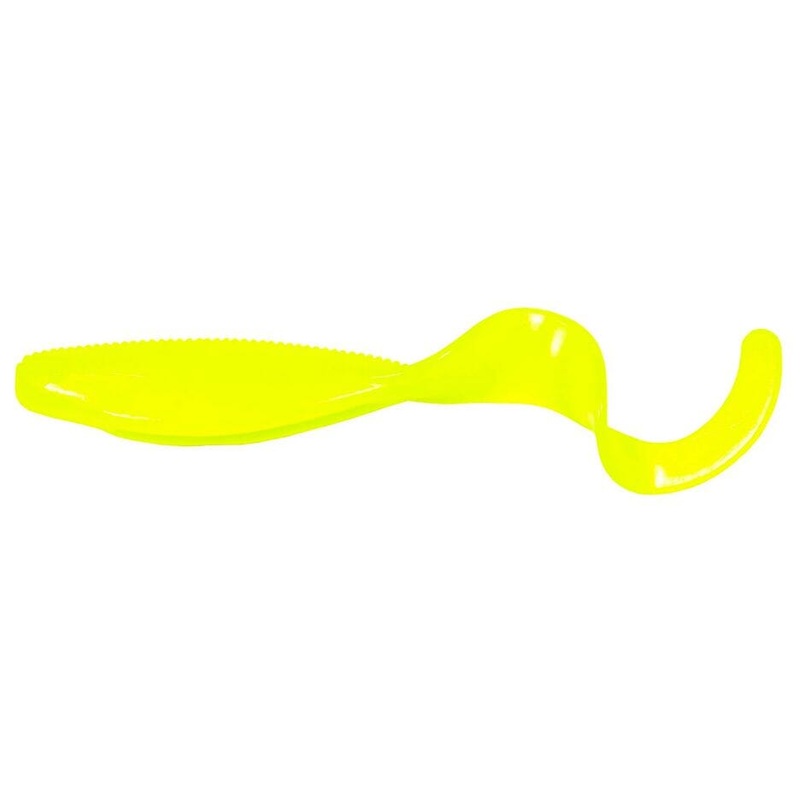 Z Man Scented Curly Tailz 4 Hot Chartreuse