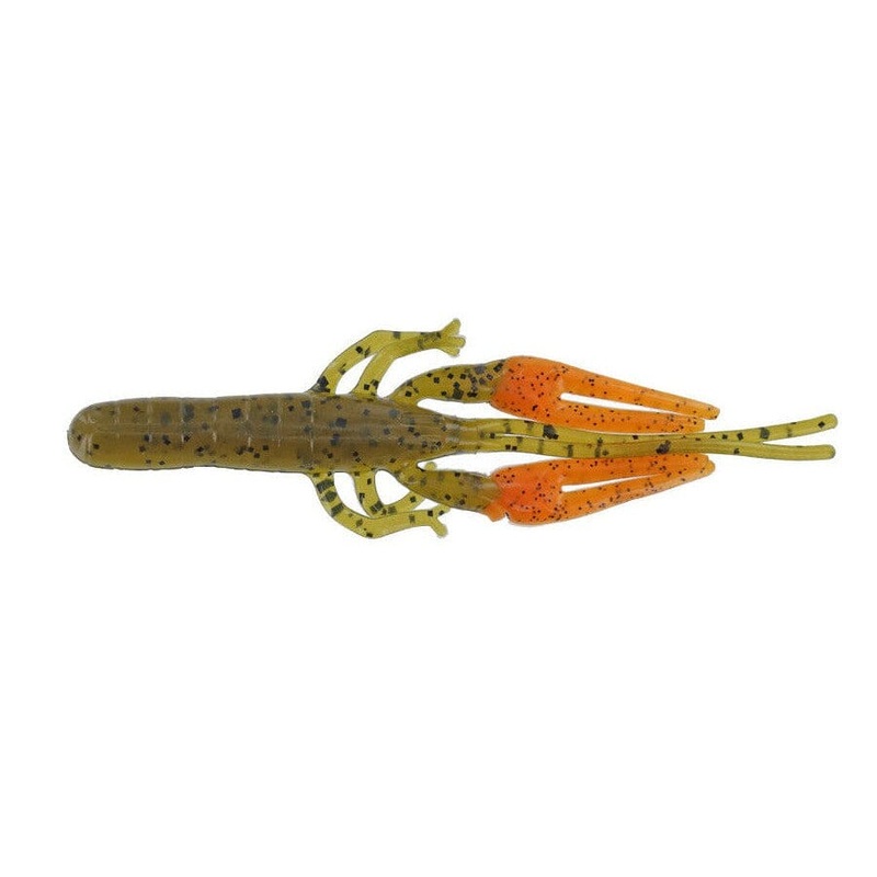 Zoom Big Critter Craw 5” Green Pumpkin/Orange 10Pk