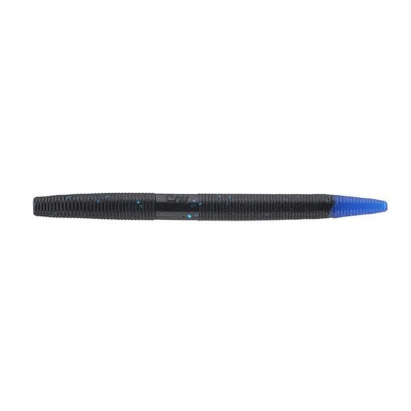 Yamamoto 5” Senko Black Blue Flake Blue Tip 9-10-523
