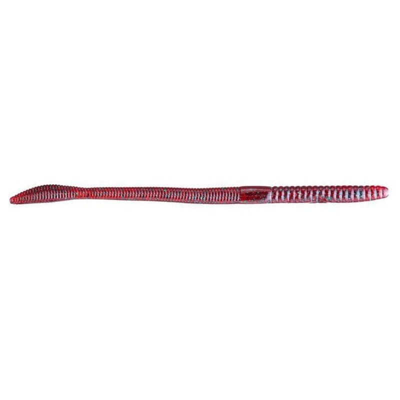 Strike King KVD Perfect Plastic Bullworm 10 Red Bug