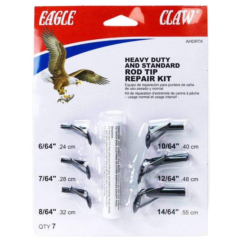 Eagle Claw Rod Tip Repair Kit Heavy Duty And Standard