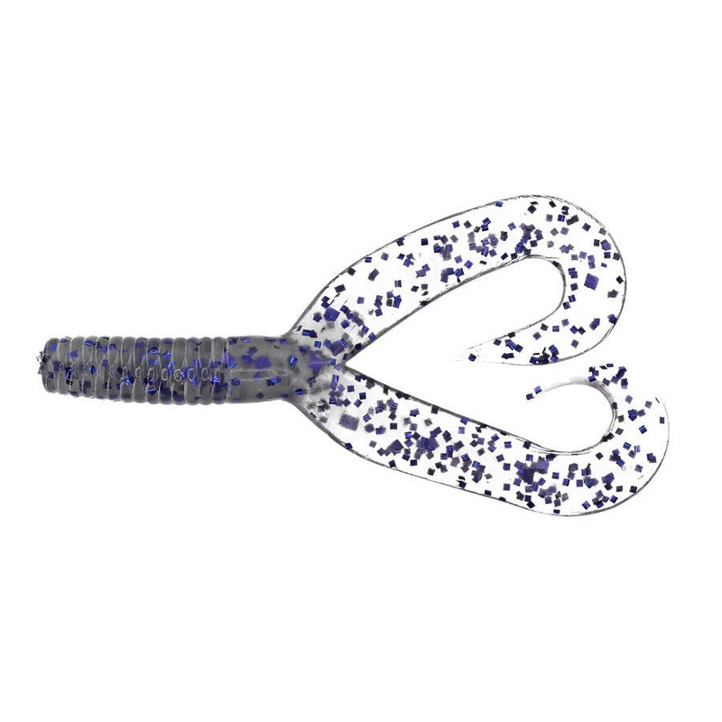 Zoom Creepy Crawler Tail 3” Smoke Purple 16Pk