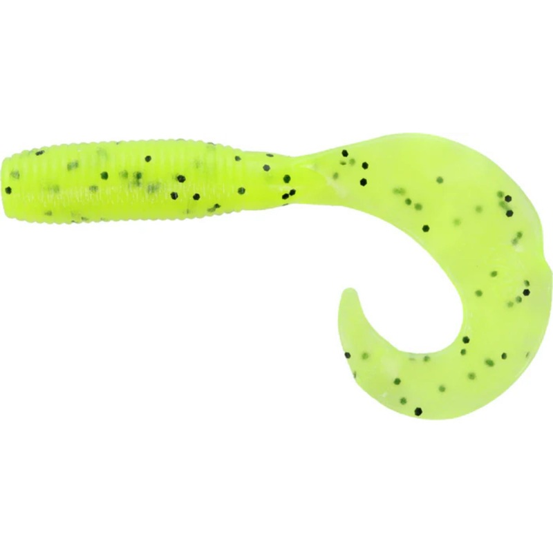 Yamamoto 5 Super Grub Chartreuse Blk Flk 18-20-156
