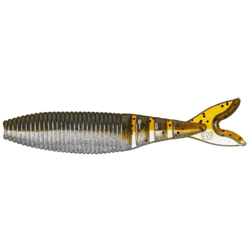 Yamamoto Slim Zako Swimbait Green Pumpkin Shimmer 134S-6-9023
