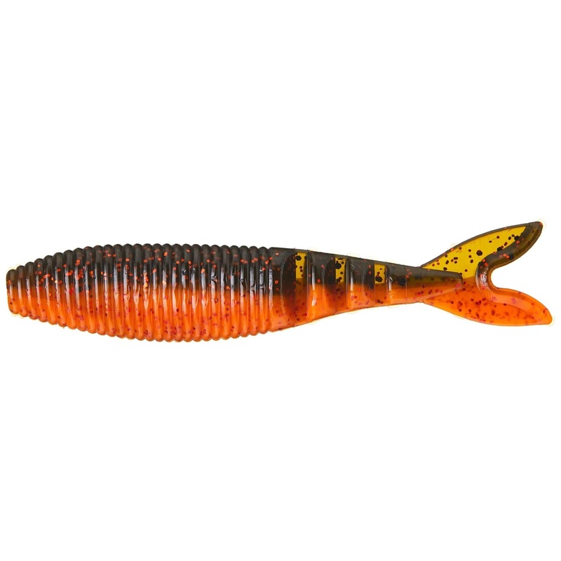 Yamamoto Slim Zako Swimbait Watermelon Copper Orange 134S-6-956