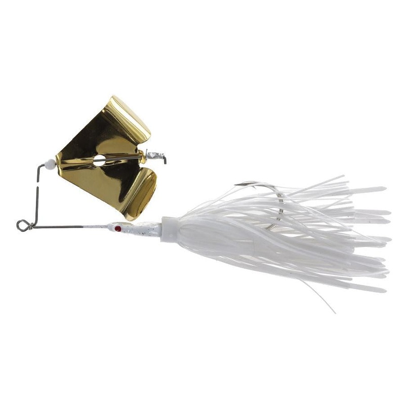 Crock O Gator Head Knocker Buzzbait White Gold